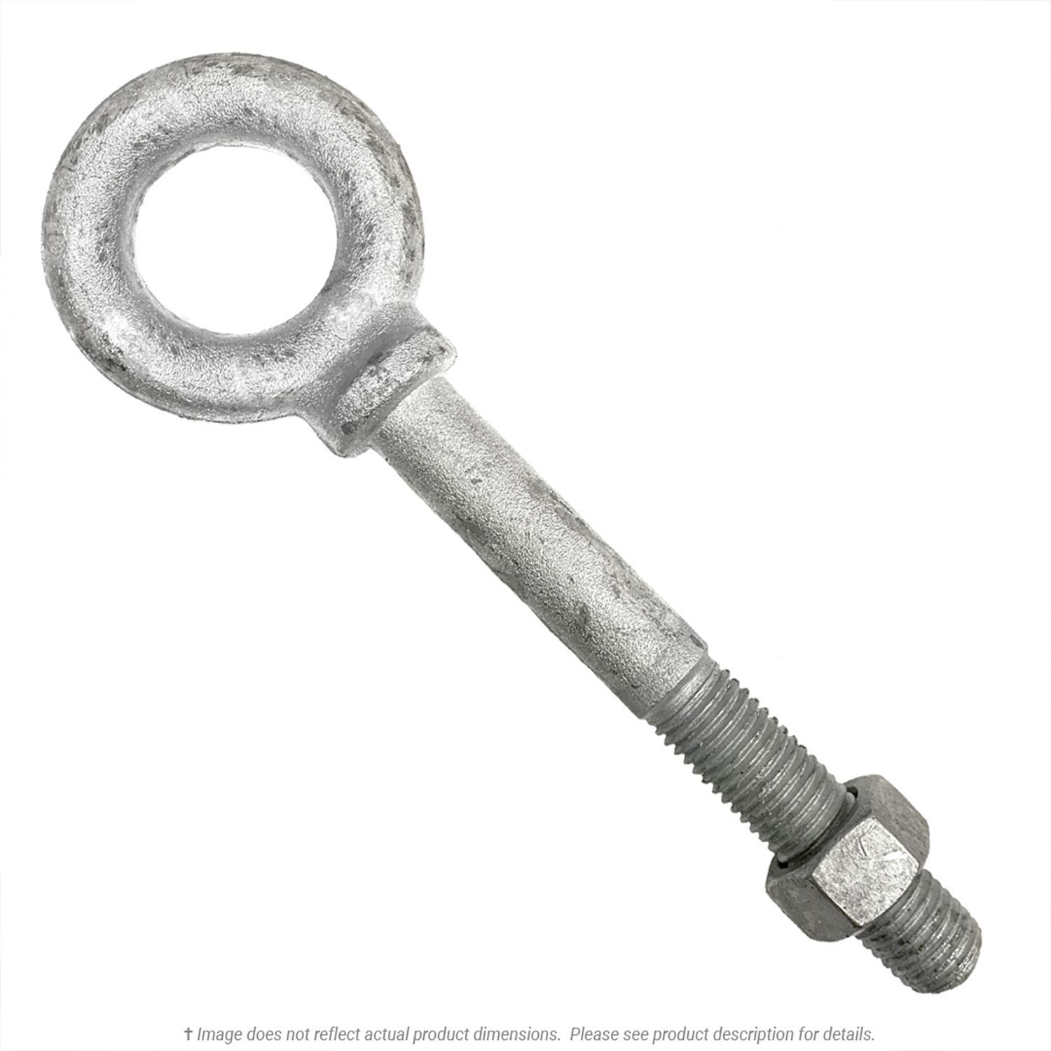 5 16 18 X 2 1 4 Shoulder Eye Bolt With Nut K L Jack