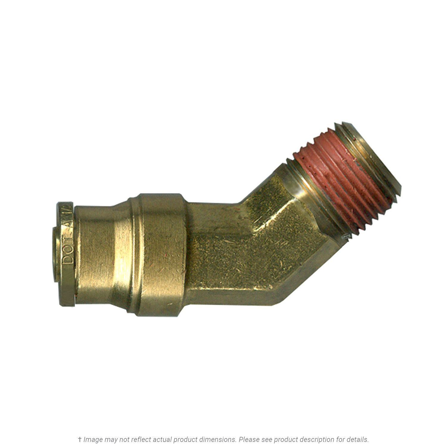 DOT 45° Elbow 3/4" Tube x 1/2" Male Pipe Thread