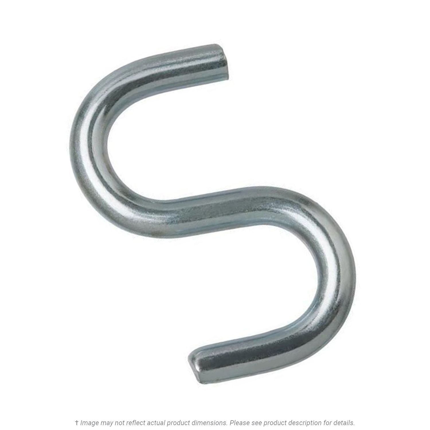 Heavy Style S-Hook 0.307" x 3" Overall Length - 10 per Box