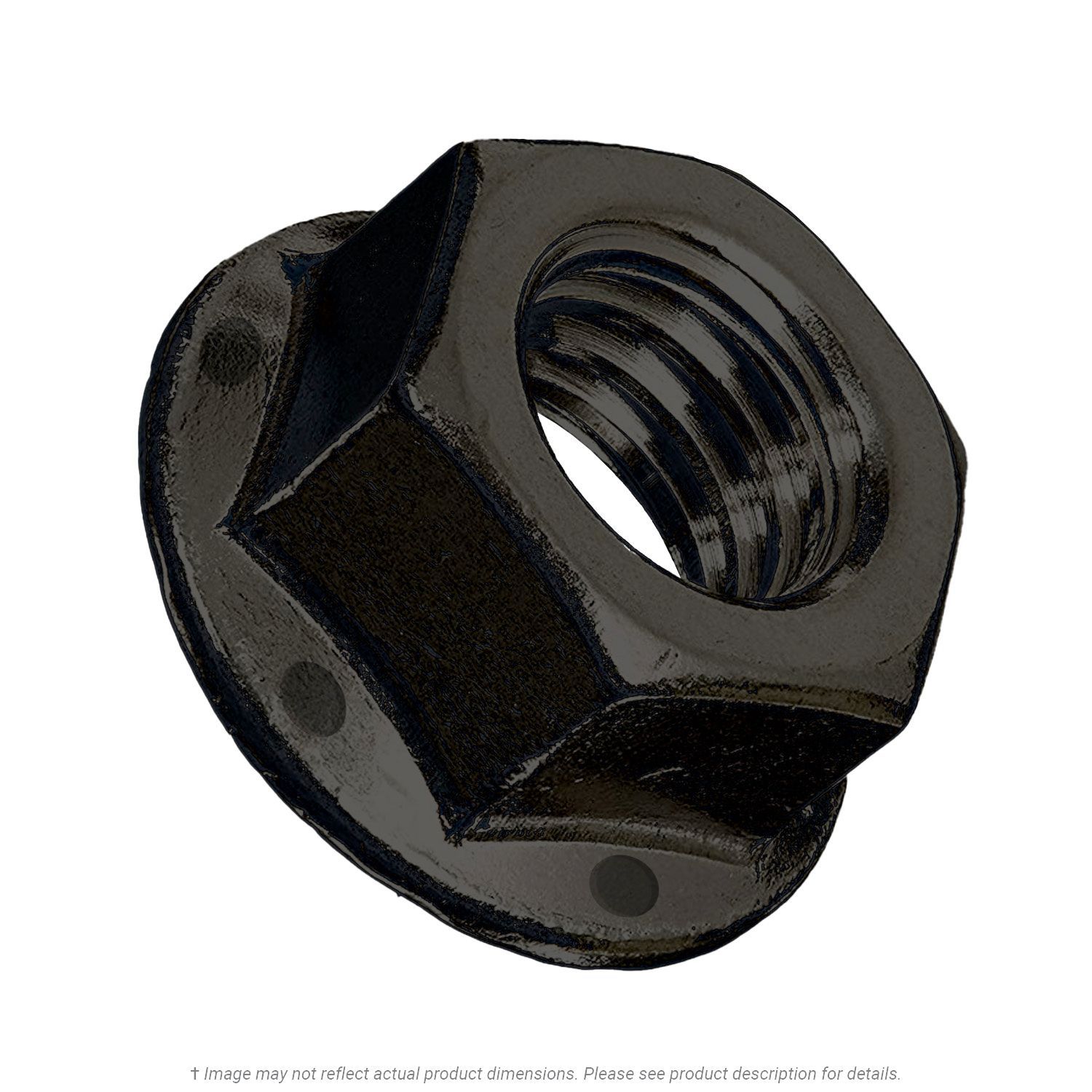 5/16"18 Plain Hex Flange Locknut Grade G K.L. Jack
