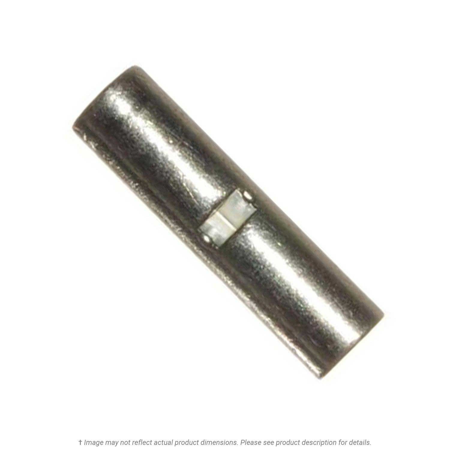4 AWG Non-Insulated Copper Butt Splices Tin Plated, 10 per pack