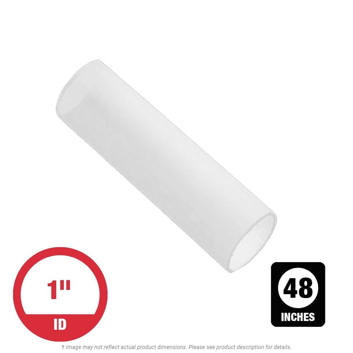 1" x 48" Flexible Dual Wall Adhesive-Lined Clear Heat Shrink Tubing