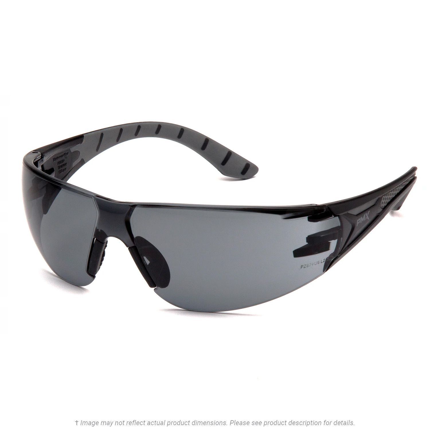 Pyramex SBG9620ST Endeavor Plus Safety Glasses Gray Anti-Fog Lens Black-Gray Frame