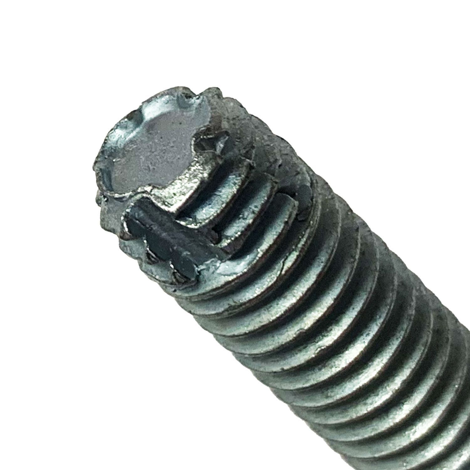 5/16"-18 x 2" Zinc Plated 6-Lobe Pan Head Thread Cutting Screw Type F