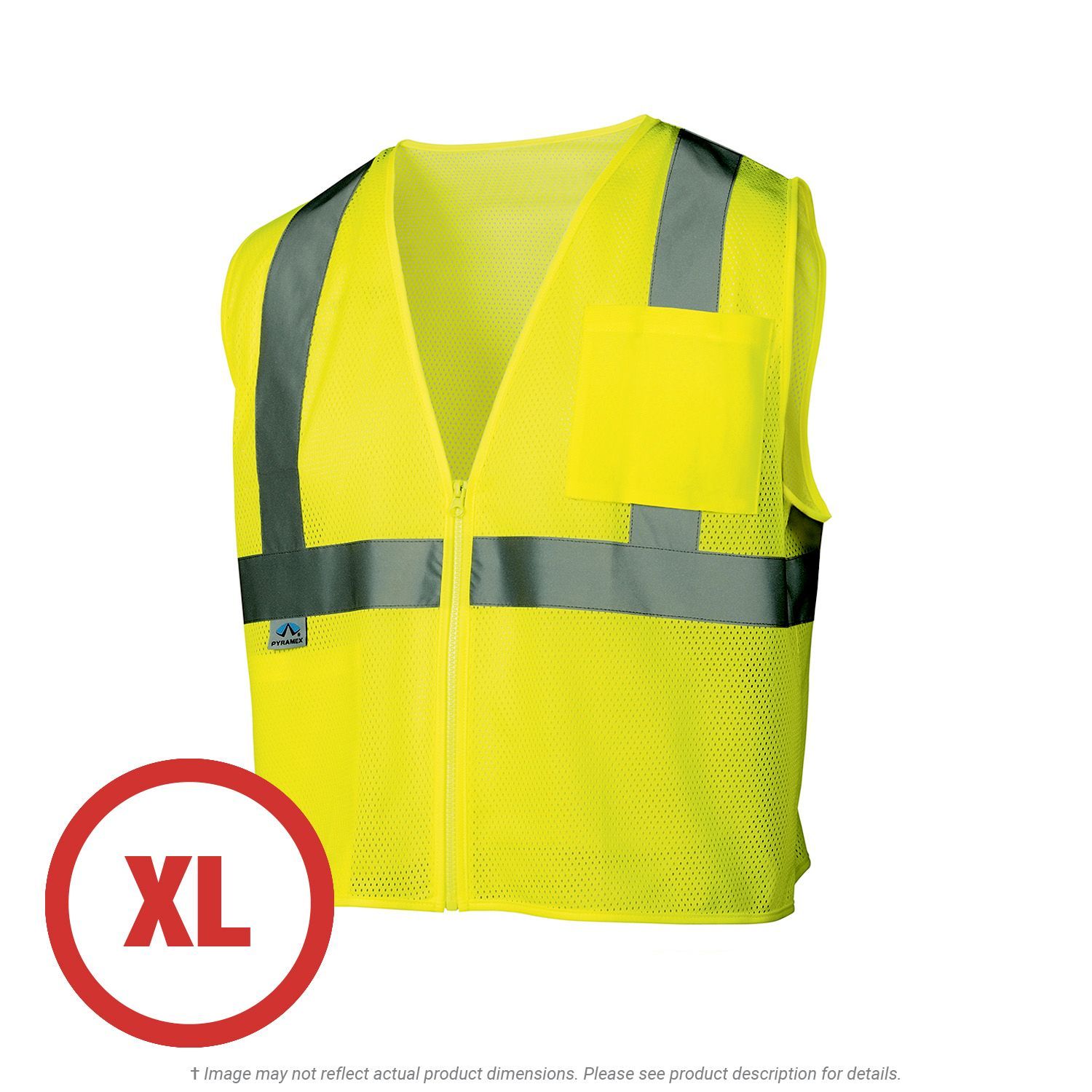 Class 2 Lime Mesh Safety Vest XL