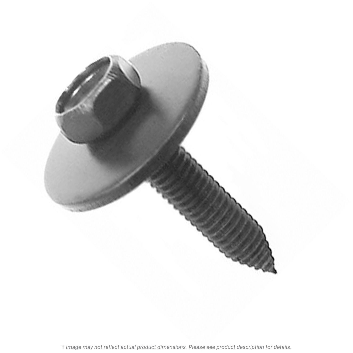 M6-1.0 x 30mm Hex Head Sems Screw Grade 9.8 - 50 per Box