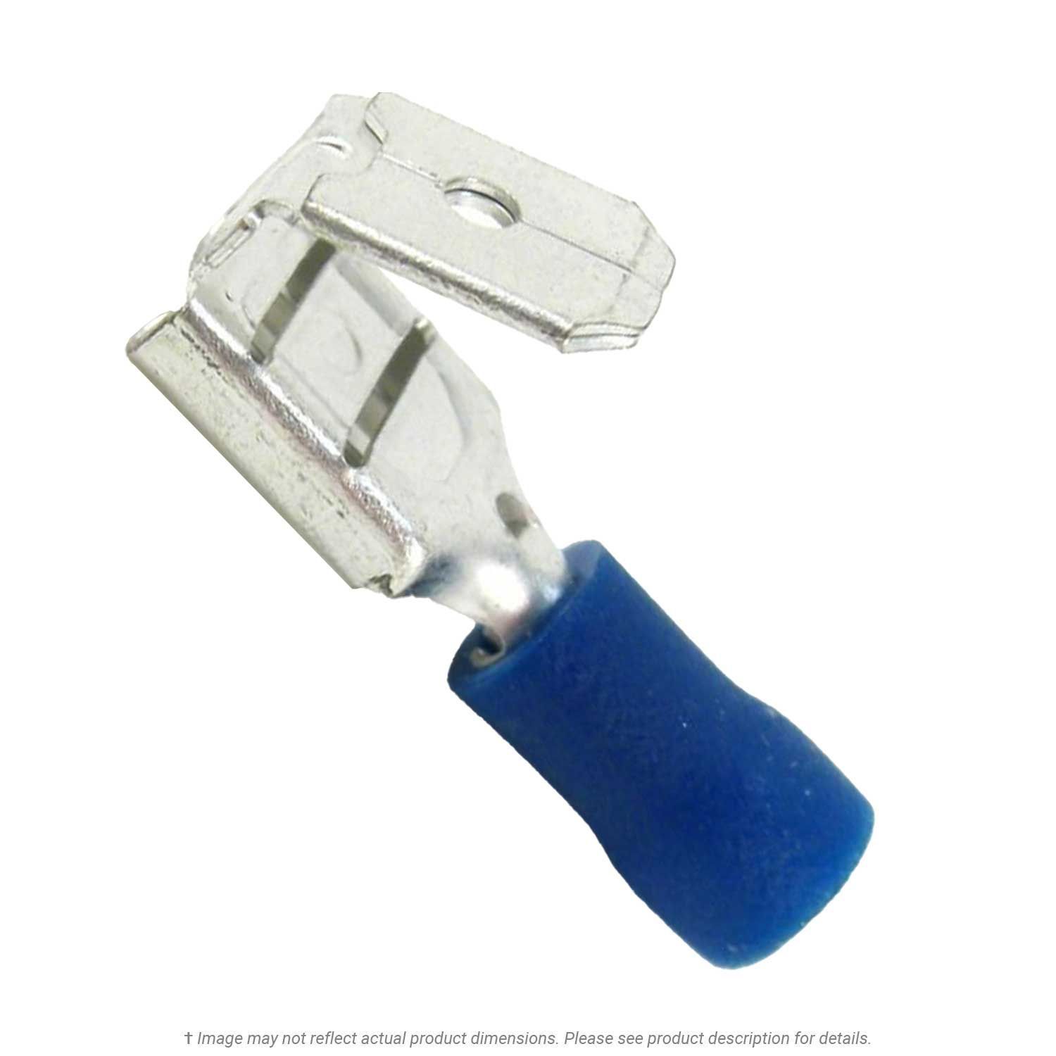 Nylon Insulated Piggy-Back Terminal 16-14 AWG, 0.250" Tab - 50 Pack