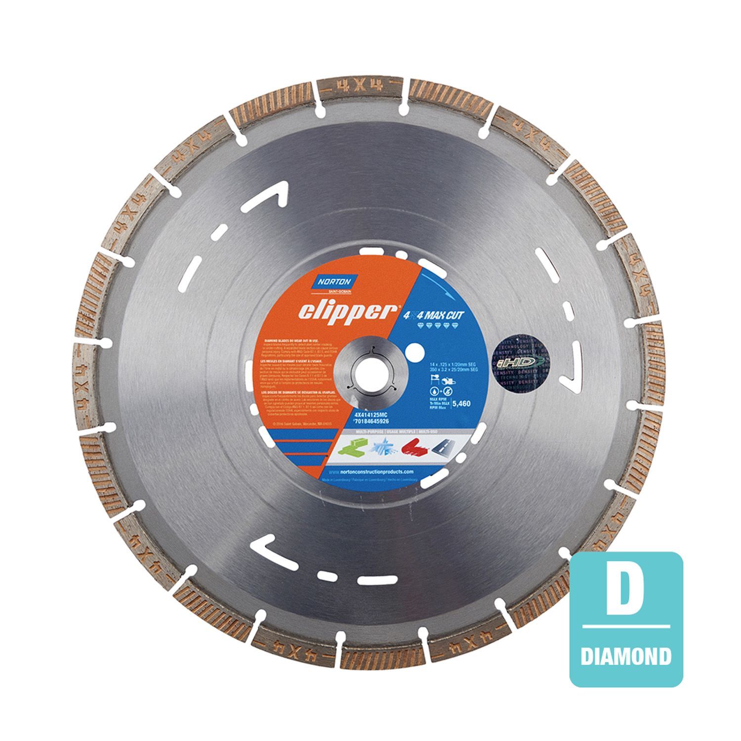 Norton 14" Diamond Blade - 4x4 Max Cut | K.L. Jack