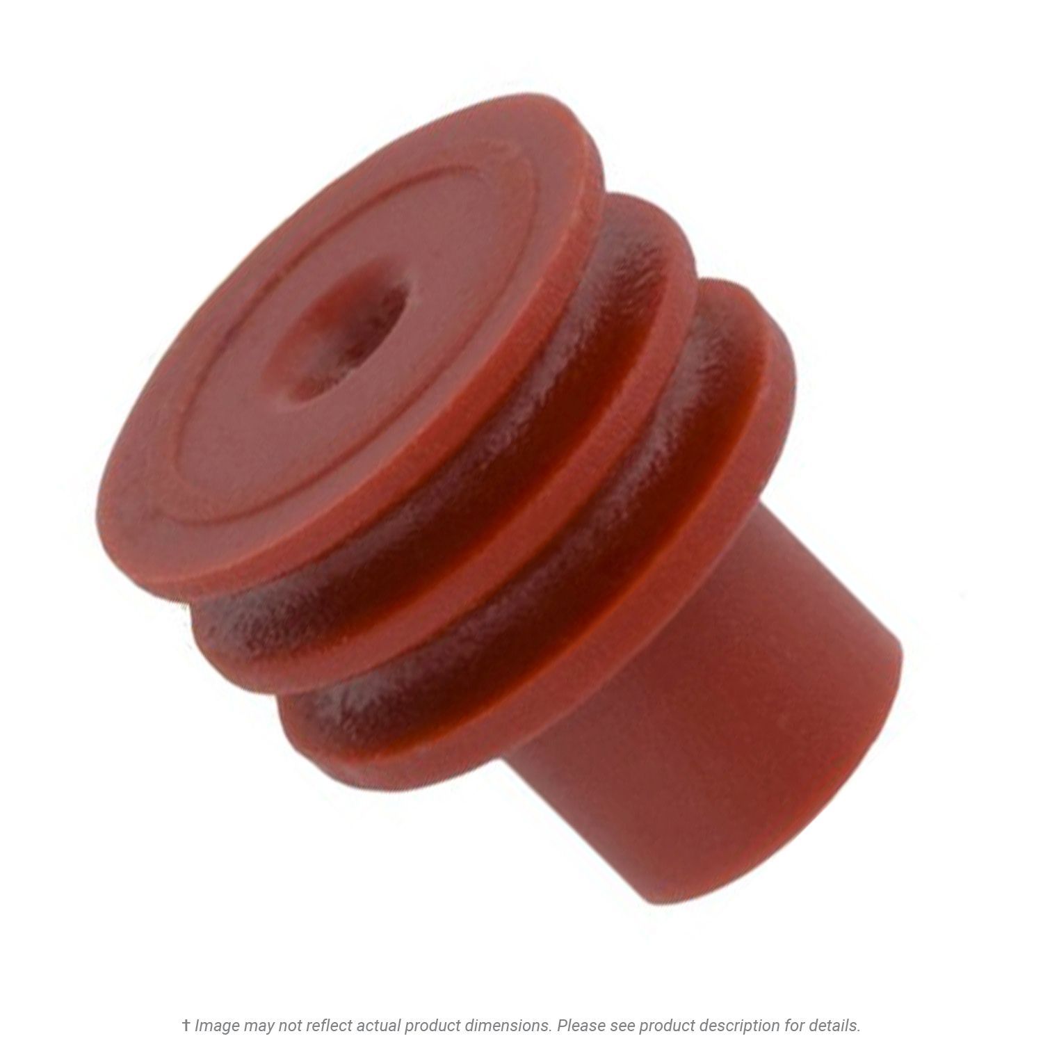 Red Weather Pack Cable Seal 24-22 Gauge - 25 per Box