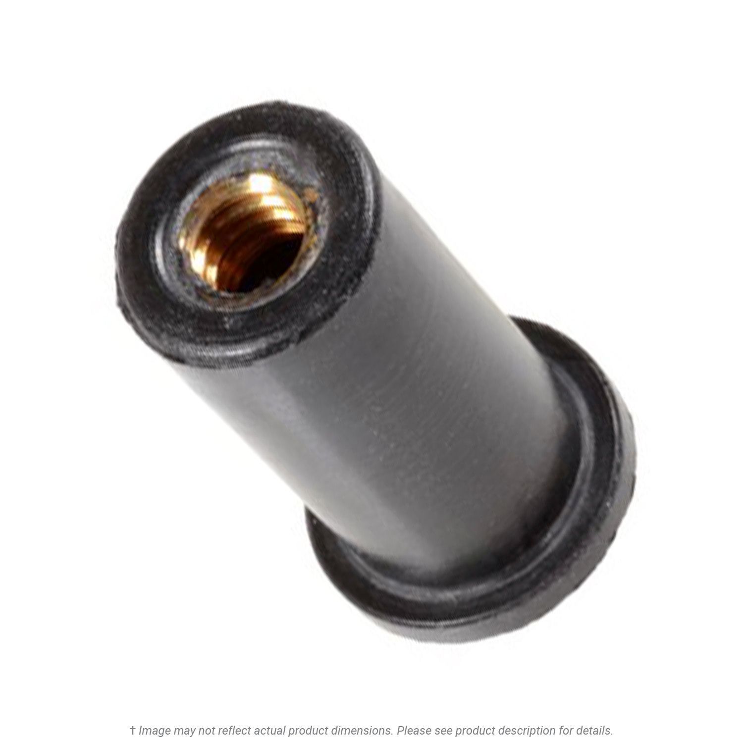 1/4"-20 x 1" Neoprene Well Nut - 25 per Box