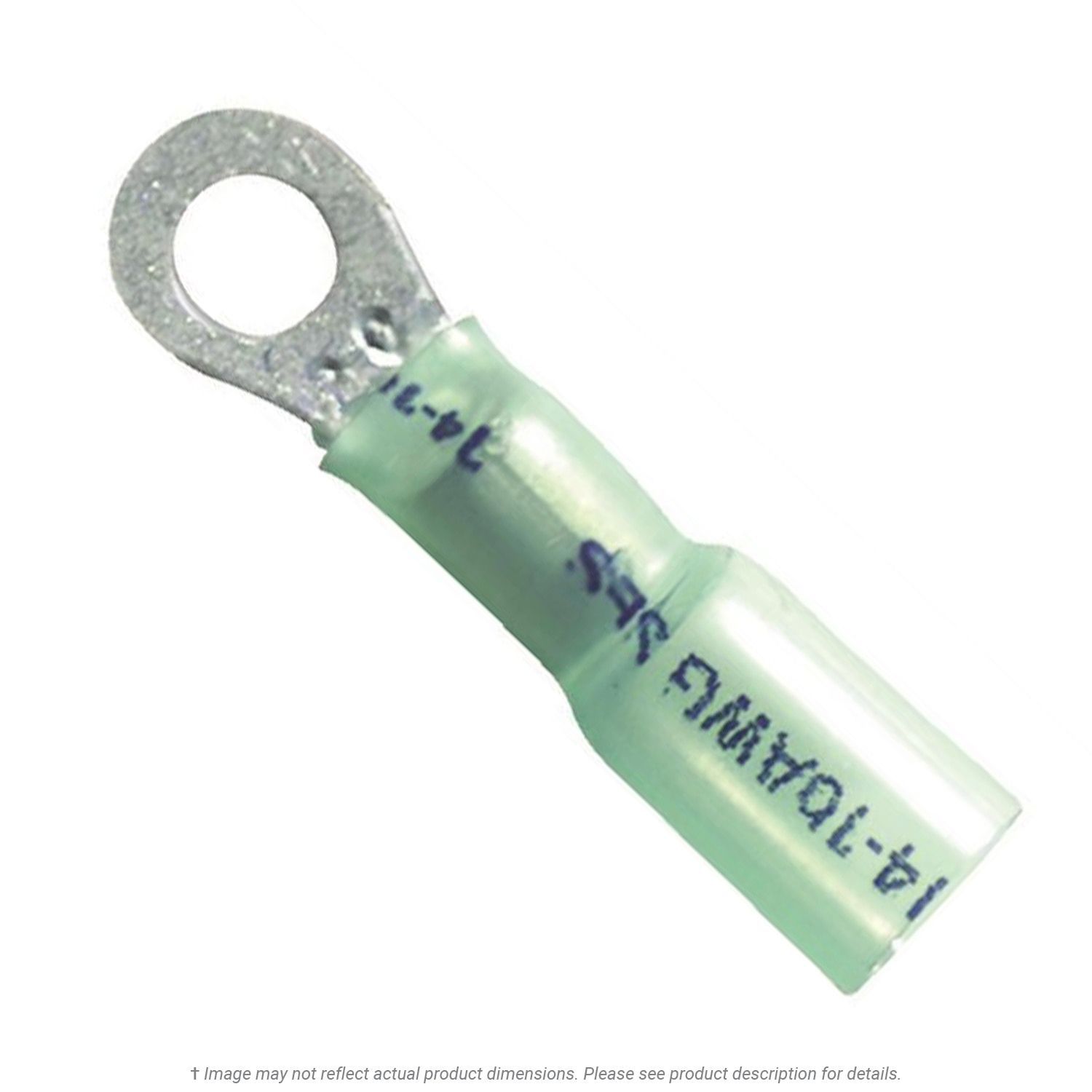 Heat Shrink Ring Terminal 1614 AWG 6 Stud K.L. Jack