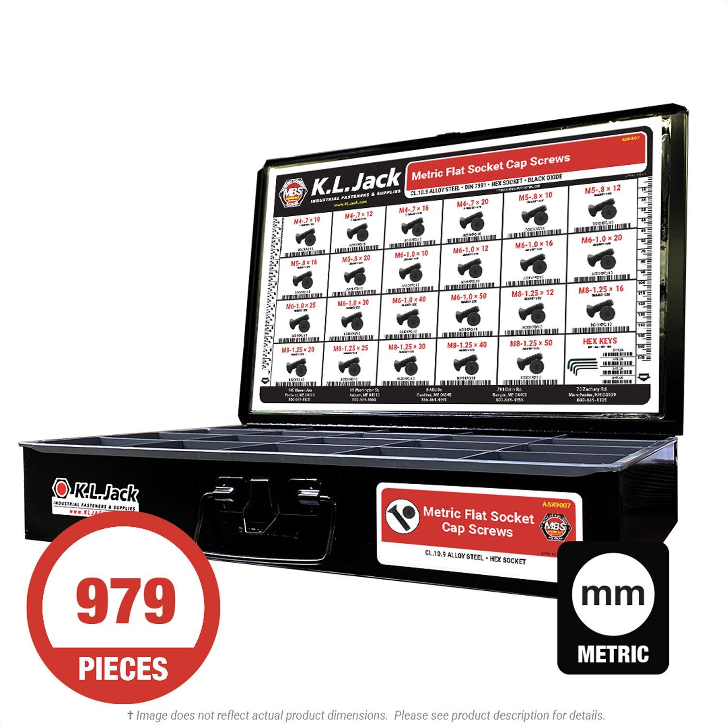 Metric Flat Head Socket Cap Assortment