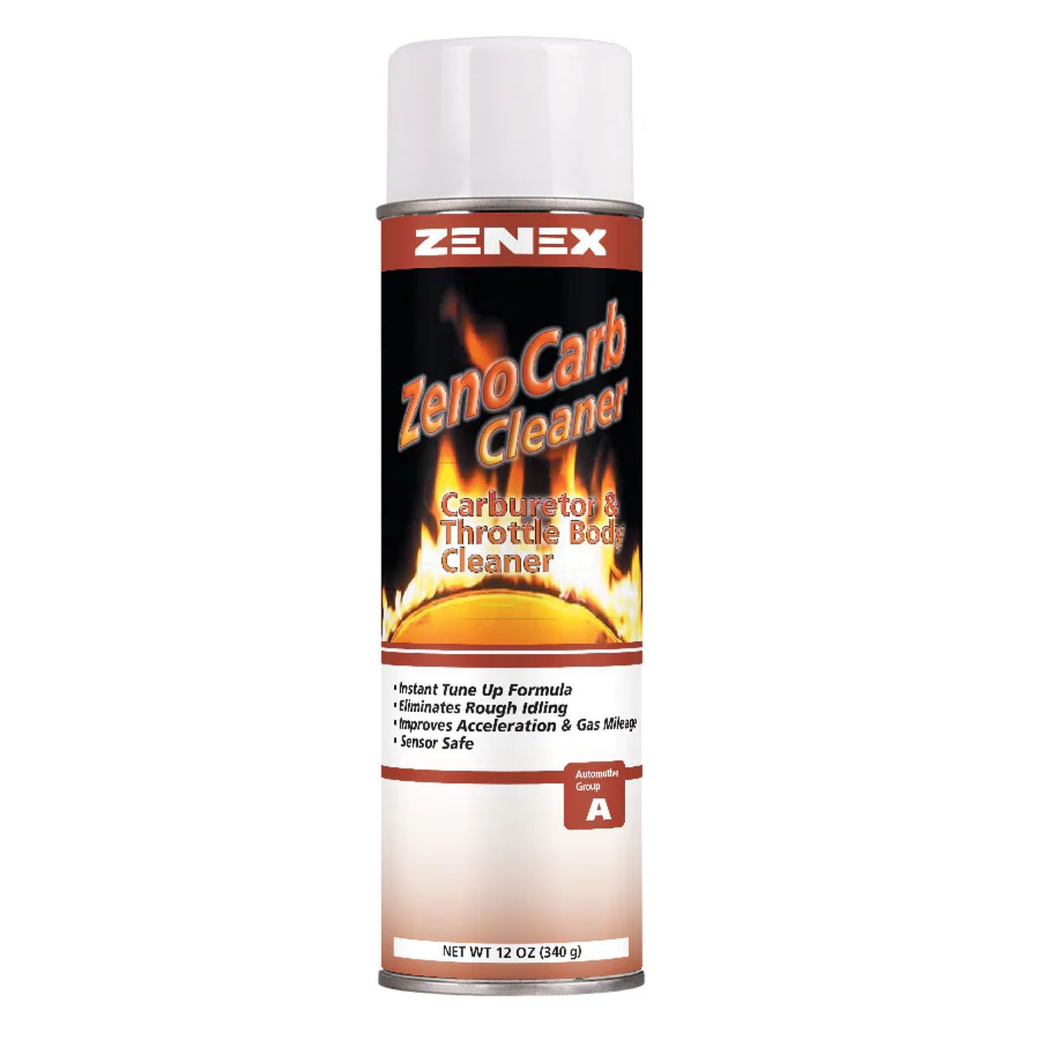 ZenoCarb Carburetor and Throttle Body Cleaner, 12 oz, 12 per Case