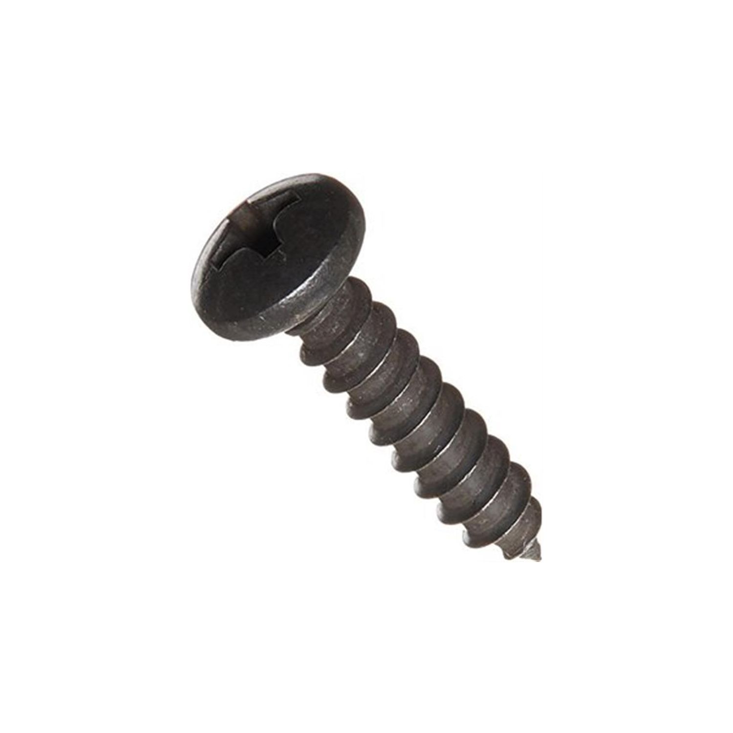 6 x 1/2" Black Oxide Phillips Pan Head Sheet Metal Screw K.L. Jack