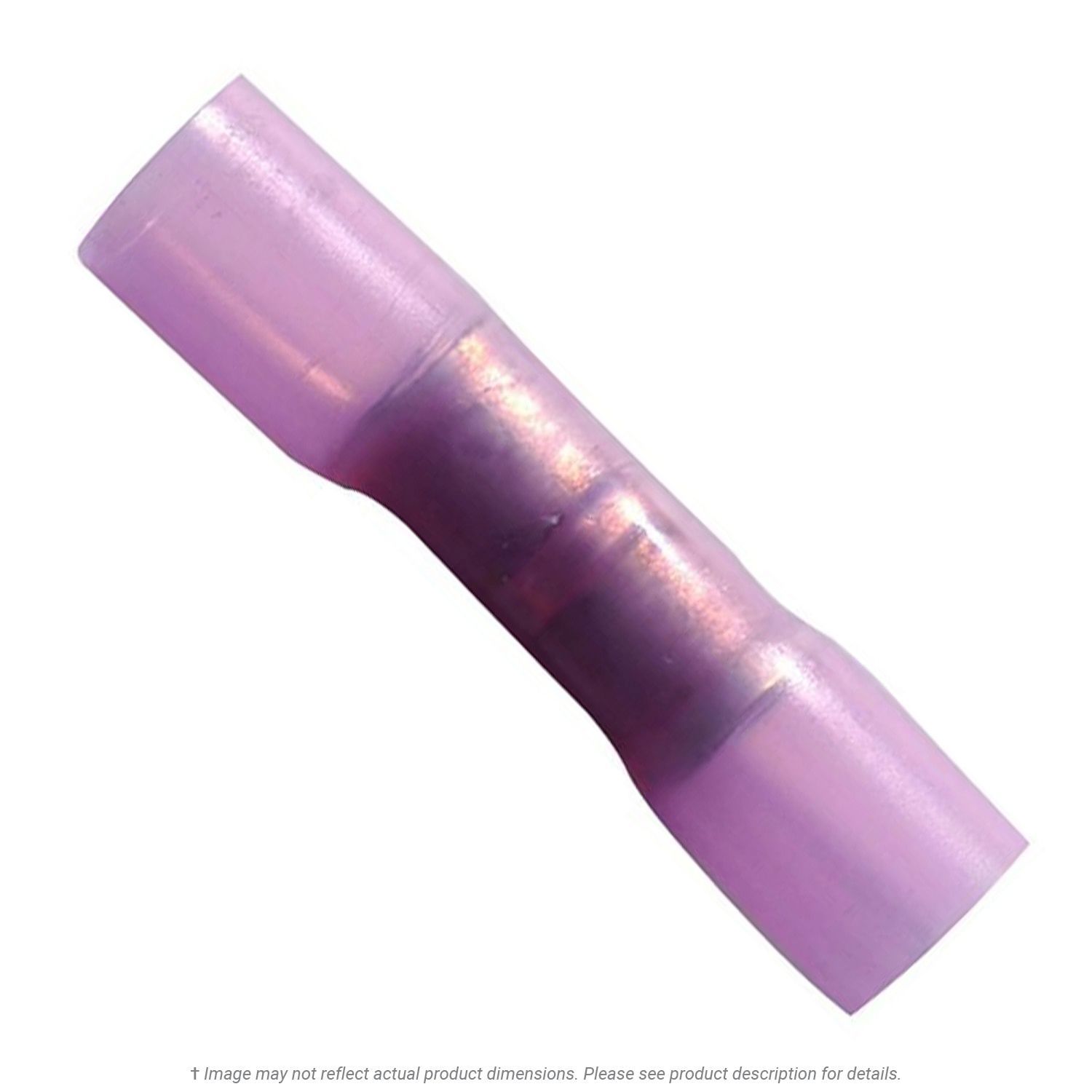 Heat Shrink Butt Connector Pink 8 AWG - 25 Pack