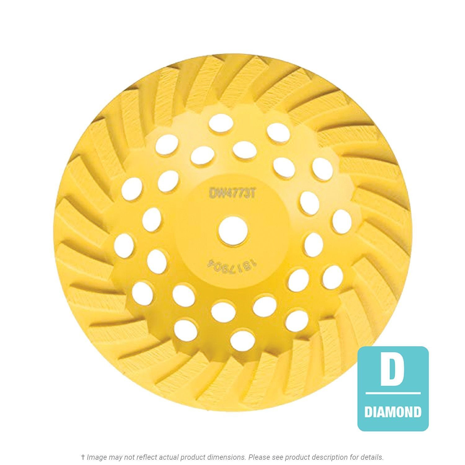 DeWalt 7" XP Turbo Diamond Cup Wheel