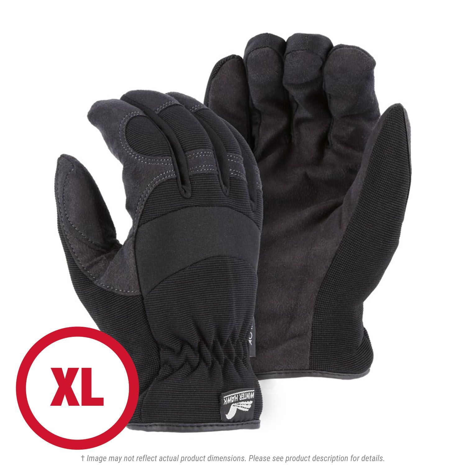 Winter Lined Armor Skin Mechanics Glove with Heatlok Lining XL