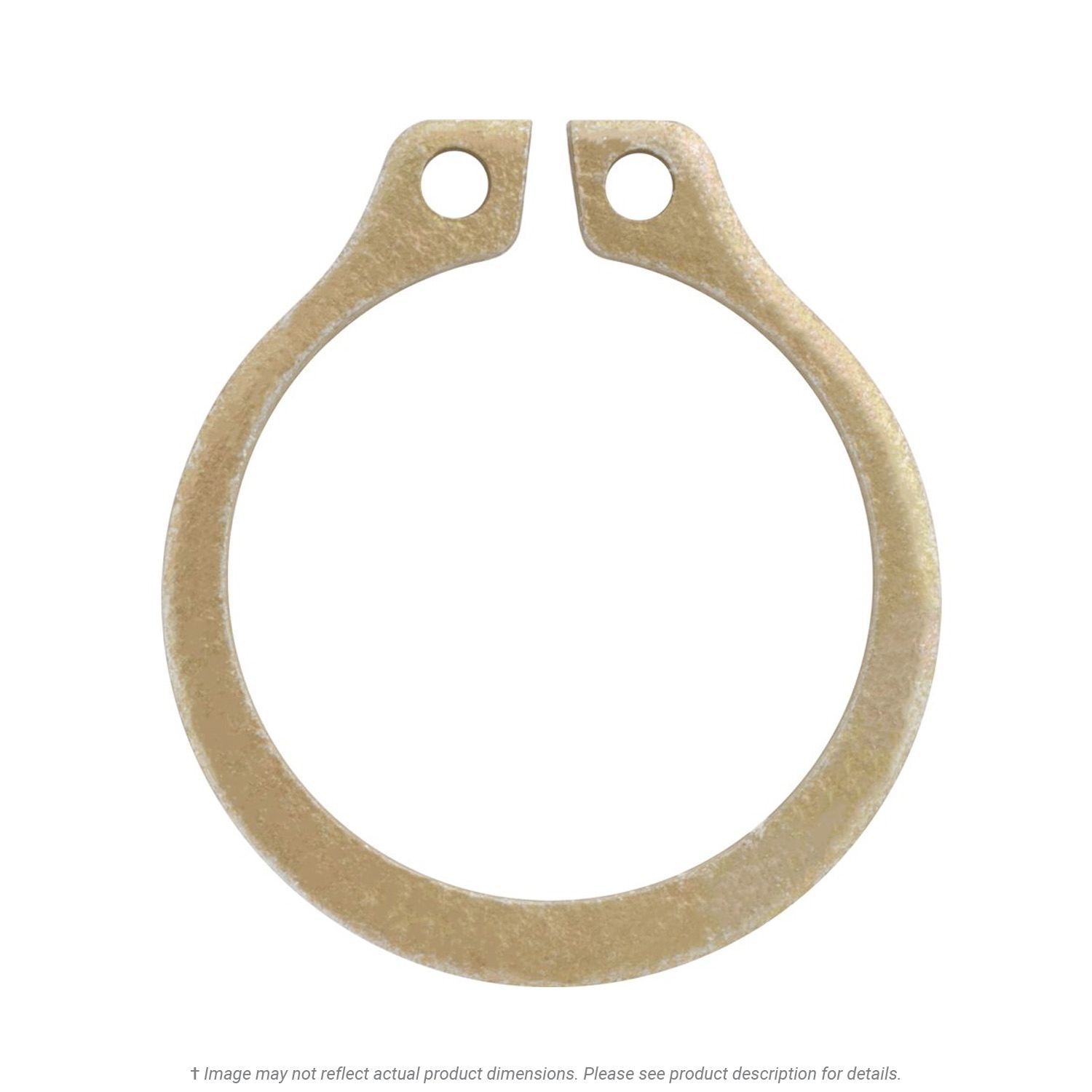 5/16" Zinc Plated External Retaining Ring - 50 per Box