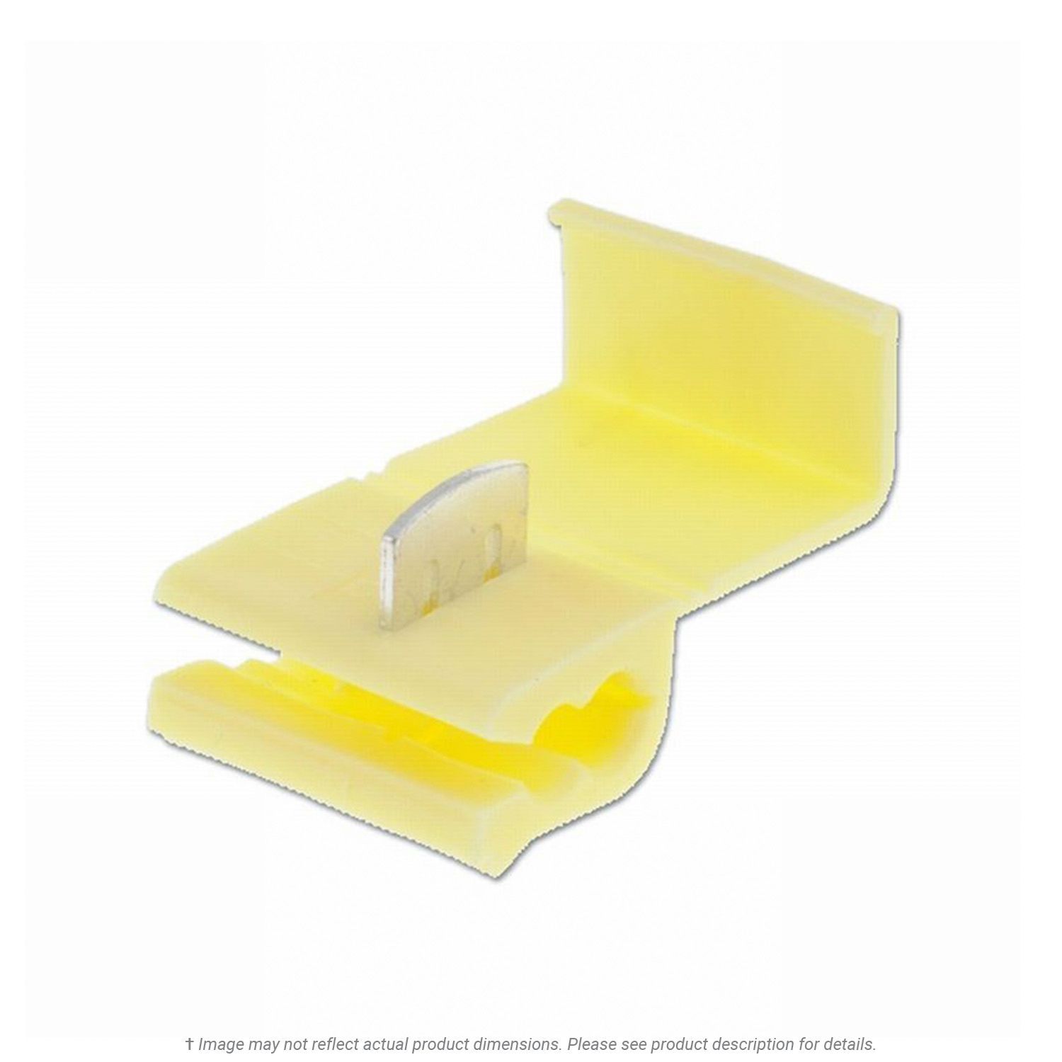 Instant Auto-Electric Connector Yellow 12-10 AWG - 25 Pack