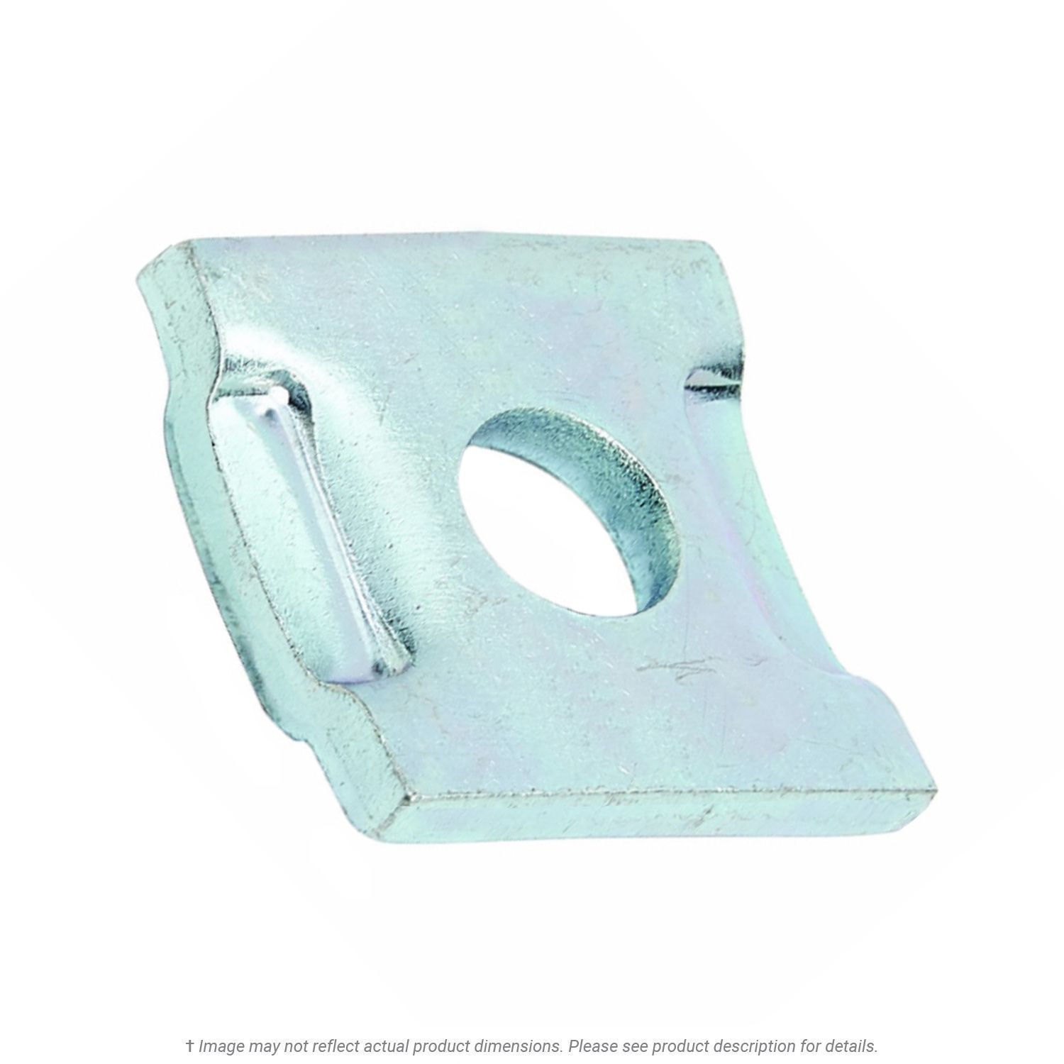 3/8" No-Twist Square Strut Washer, Zinc Plated