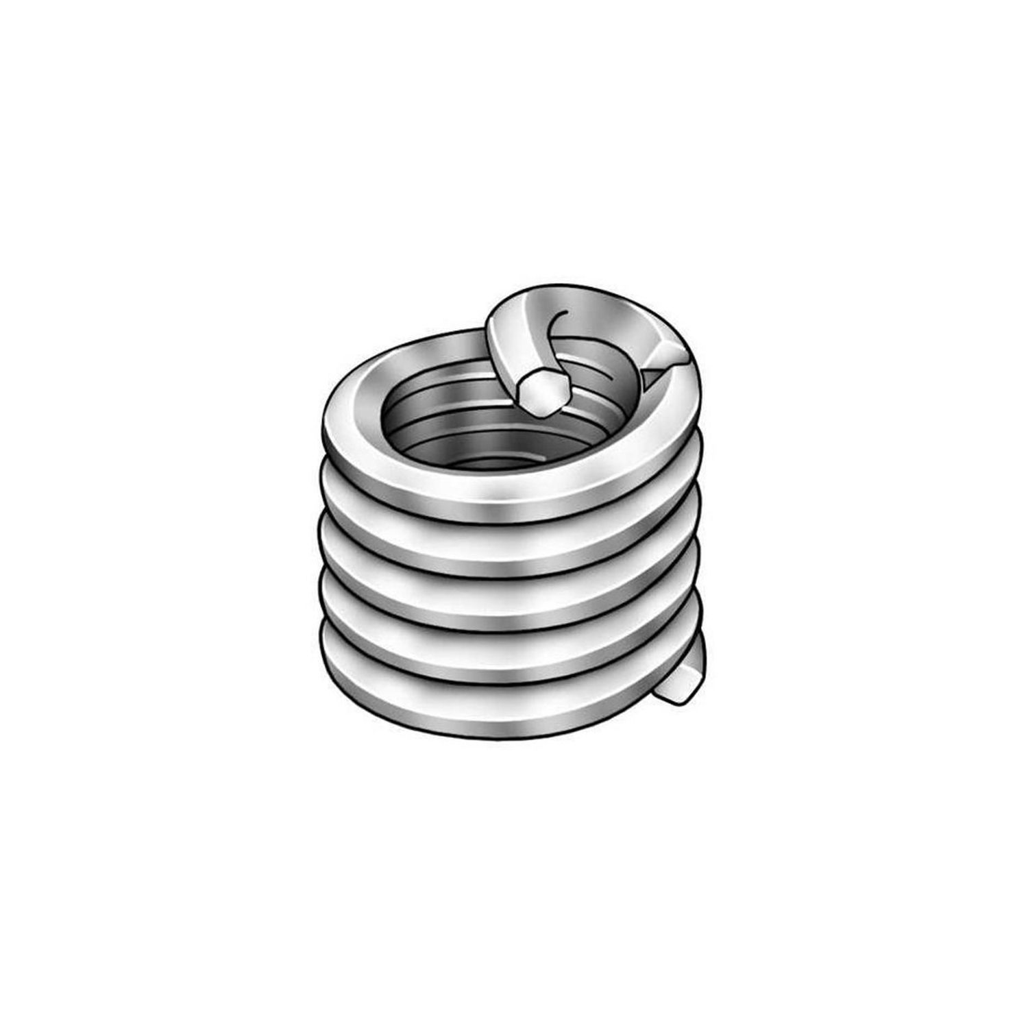 1/4"20 x 3/8" Stainless Steel Helical Insert 12 Per Pack K.L. Jack