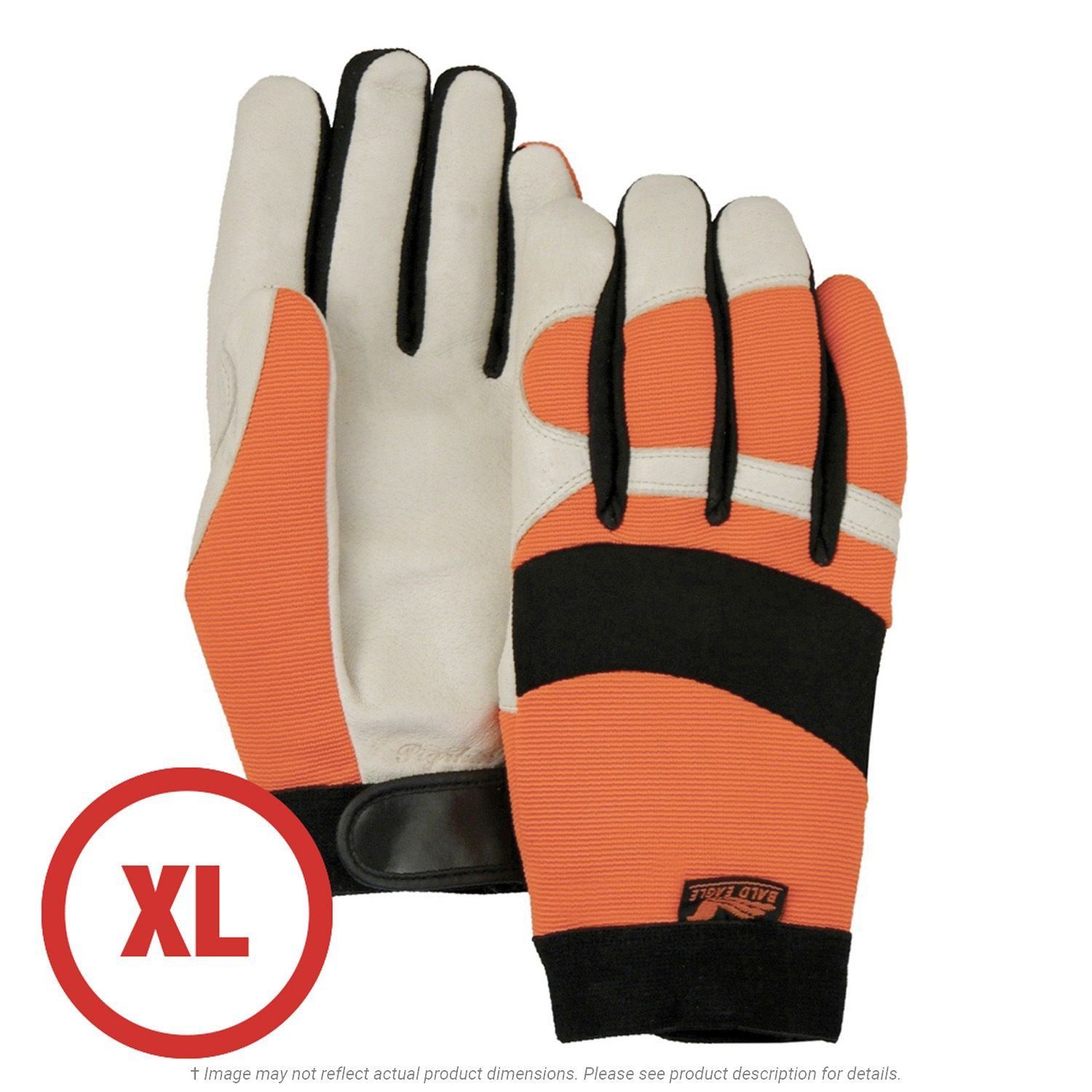 Mechanics Style Hi-Vis Orange Glove XL