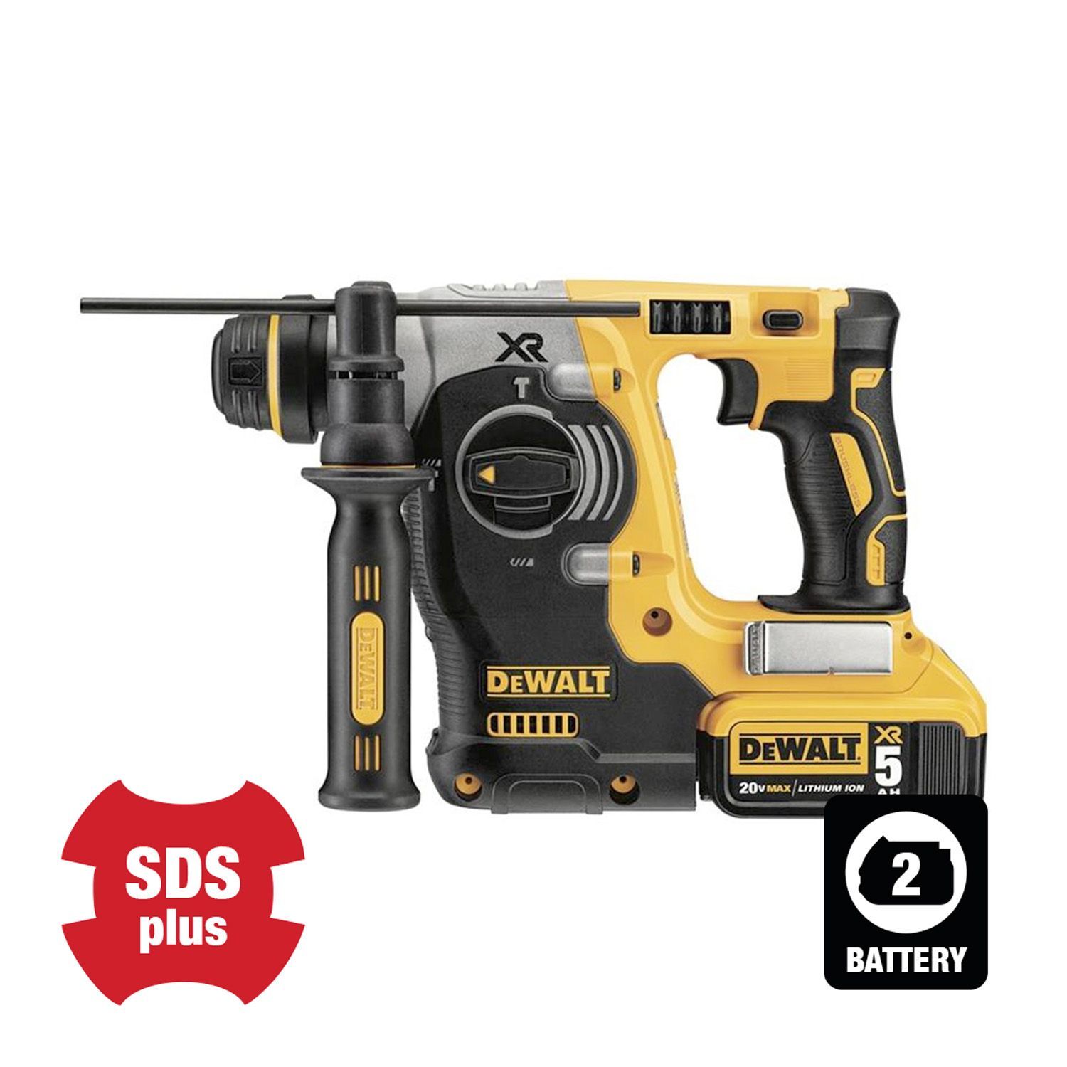 DeWalt 20V MAX XR 1" SDS+ LShape Rotary Hammer Kit K.L. Jack