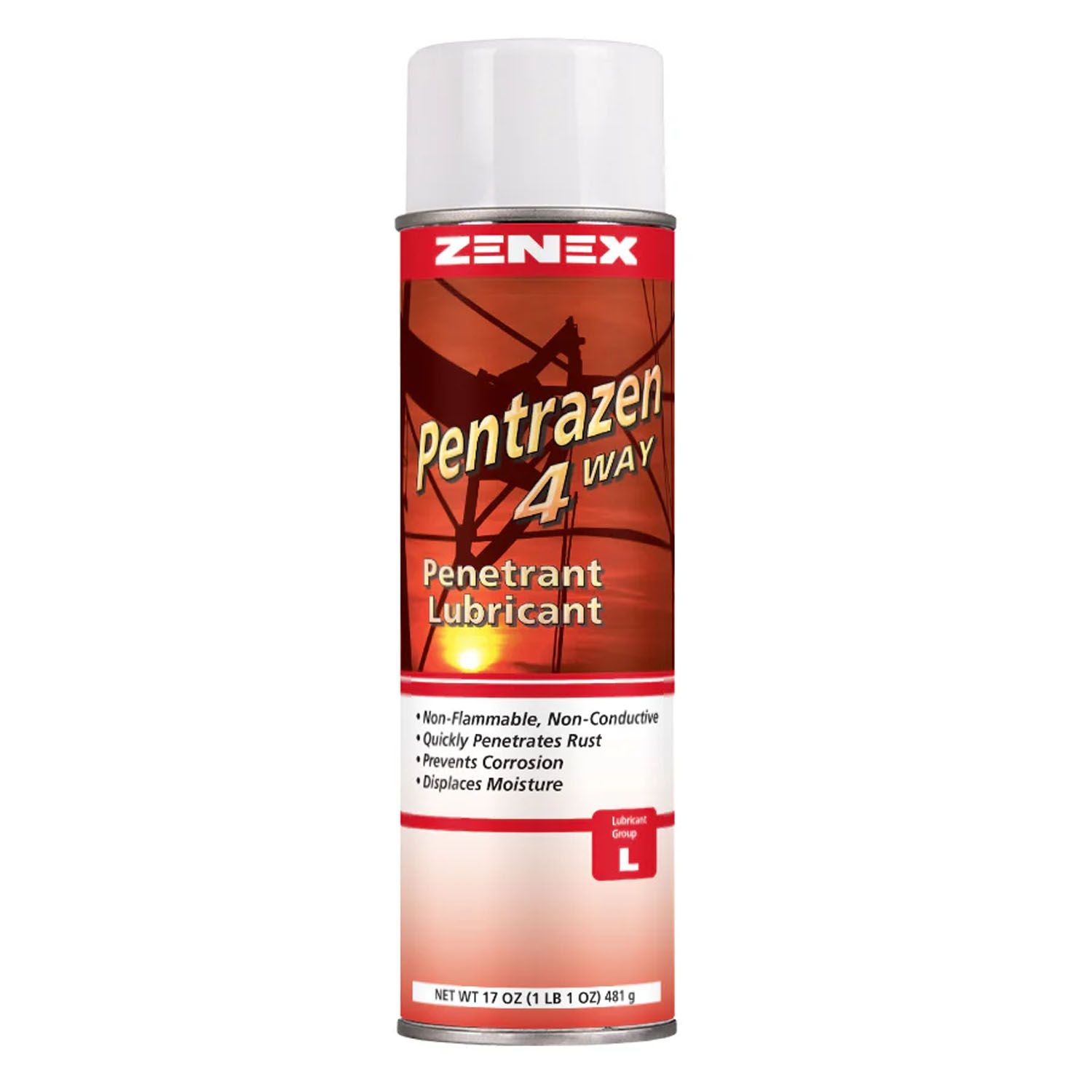 Pentrazen 4-Way Penetrant and Lubricant, 17 oz, 12 per Case