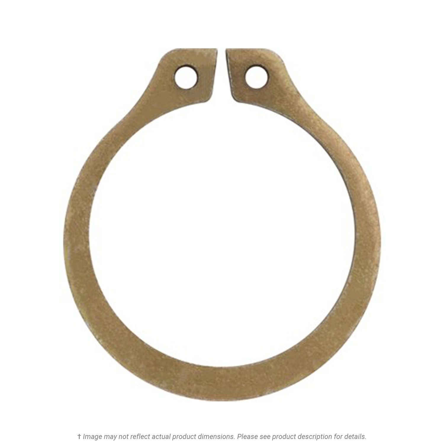 3/4" Zinc Plated External Retaining Ring - 50 per Box