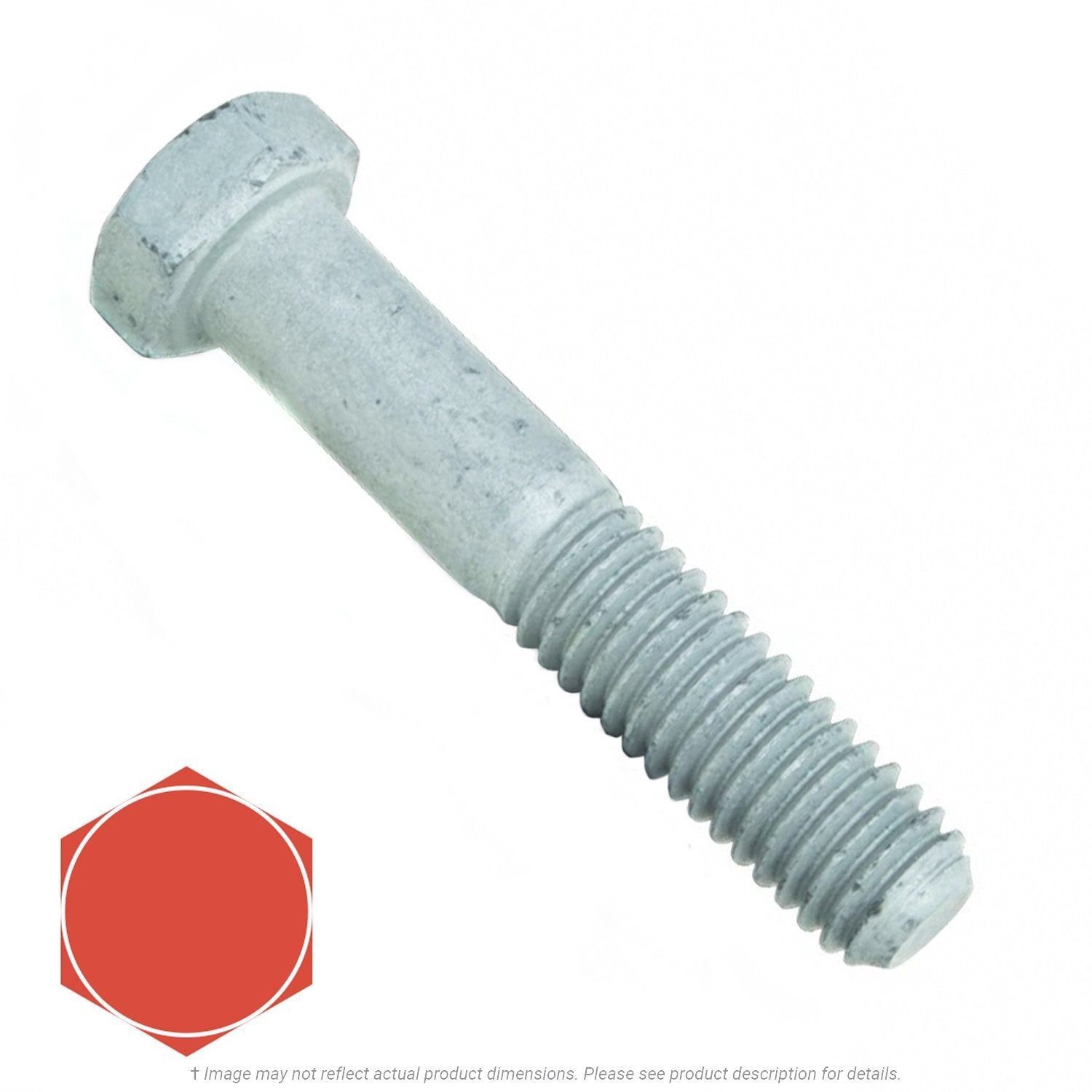 X Hot Dip Galvanized Hex Head Cap Screw Grade K L Jack