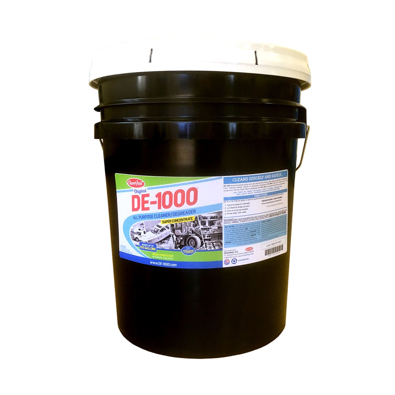 DE1000 Citrus Cleaner/Degreaser 5 Gallon K.L. Jack