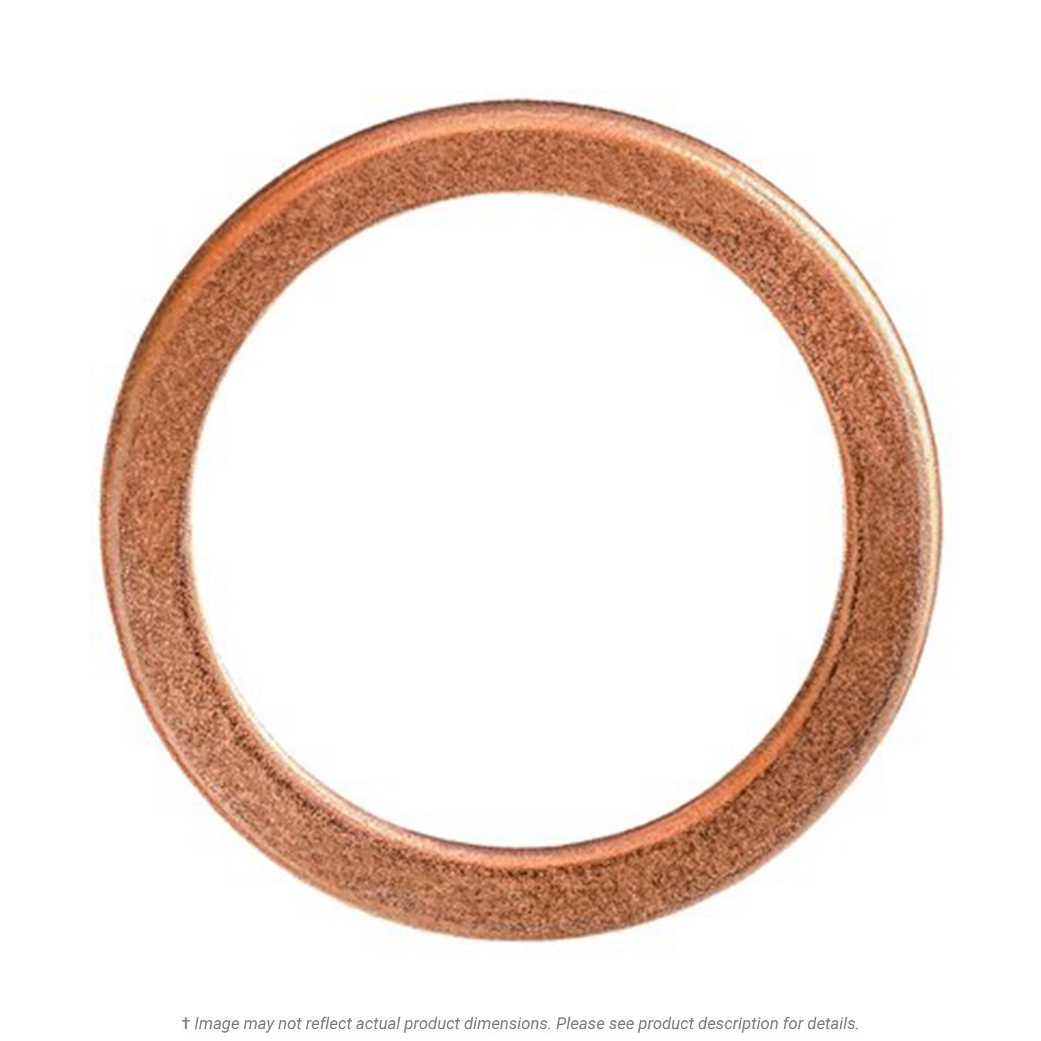Copper Drain Plug Gasket 20mm x 25mm Outer Diameter - 10 per Box