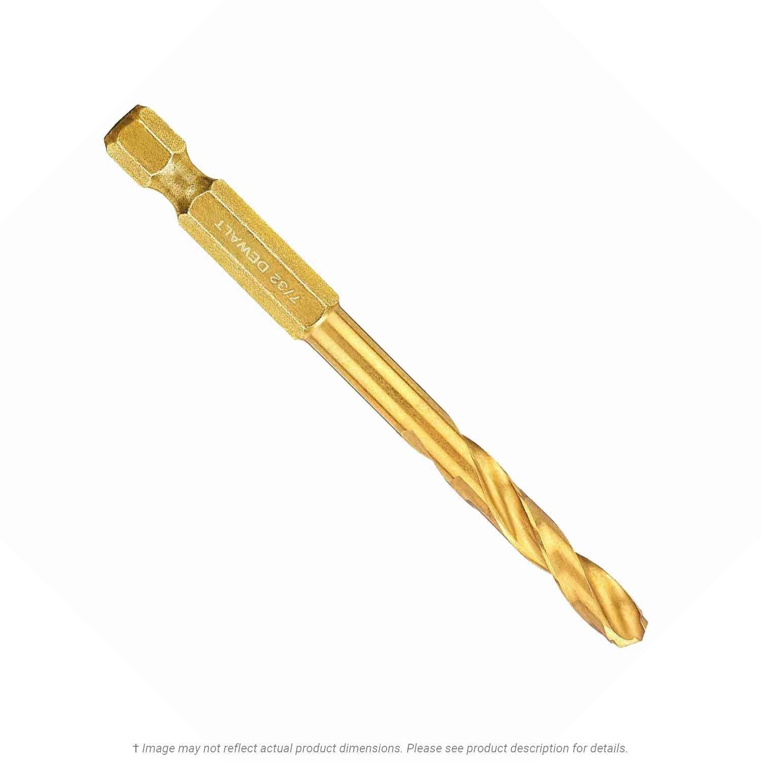 DeWalt 7/32" Titanium Coated Drill Bit