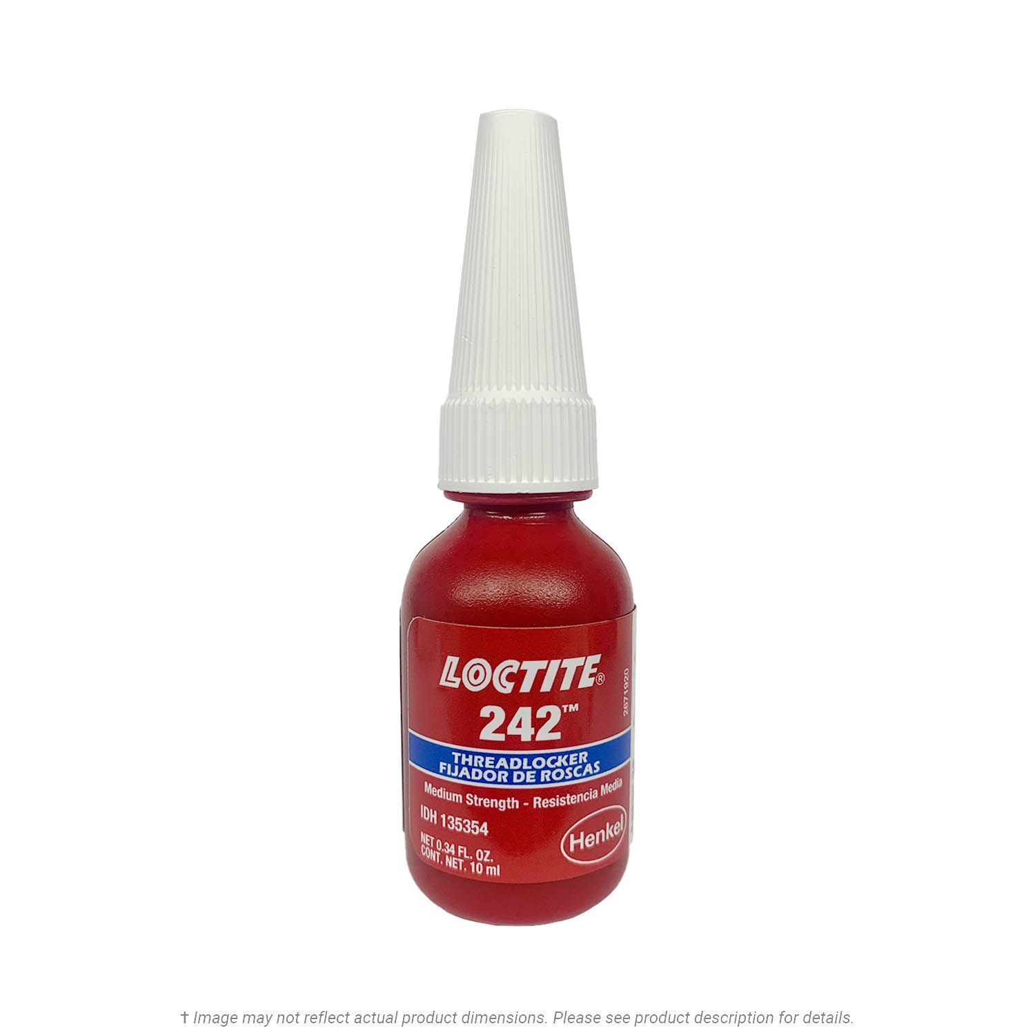 242 Blue Threadlocker Medium Strength 10 ml Bottle