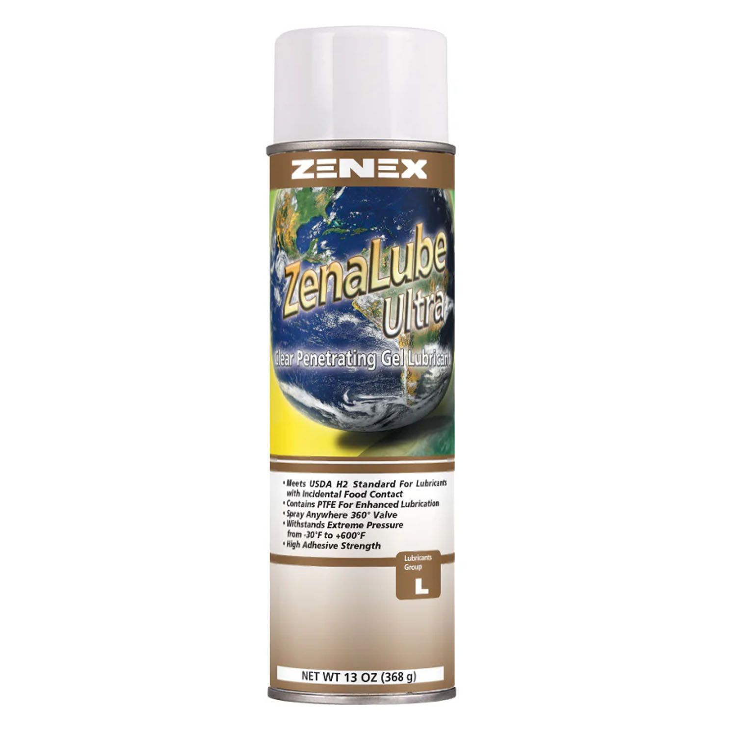 ZenaLube Ultra PTFE Gel Lubricant, 13 oz, 12 per Case