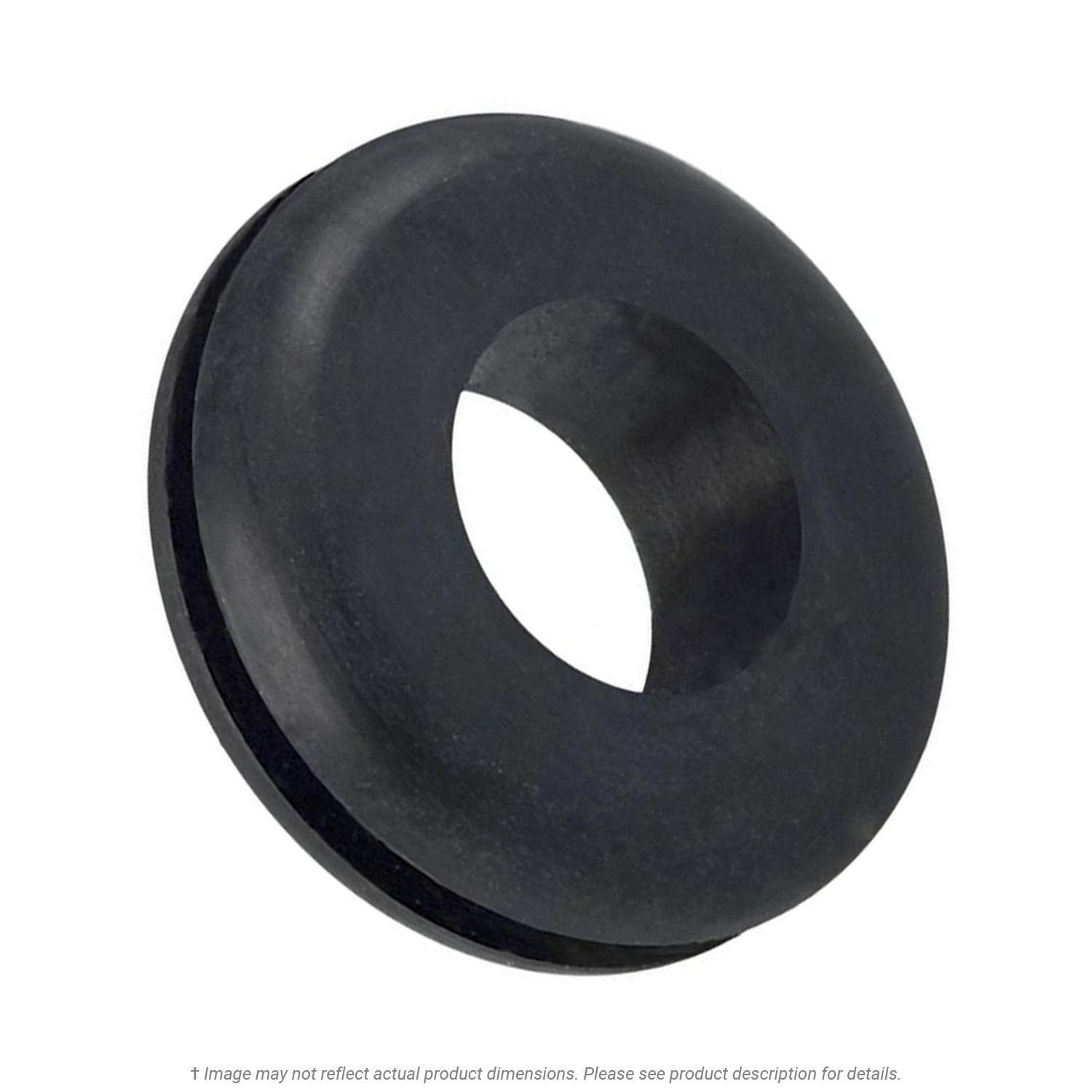 5/32” ID x 1/4” OD x 3/8” Thick Vinyl Grommet - 25 per Box