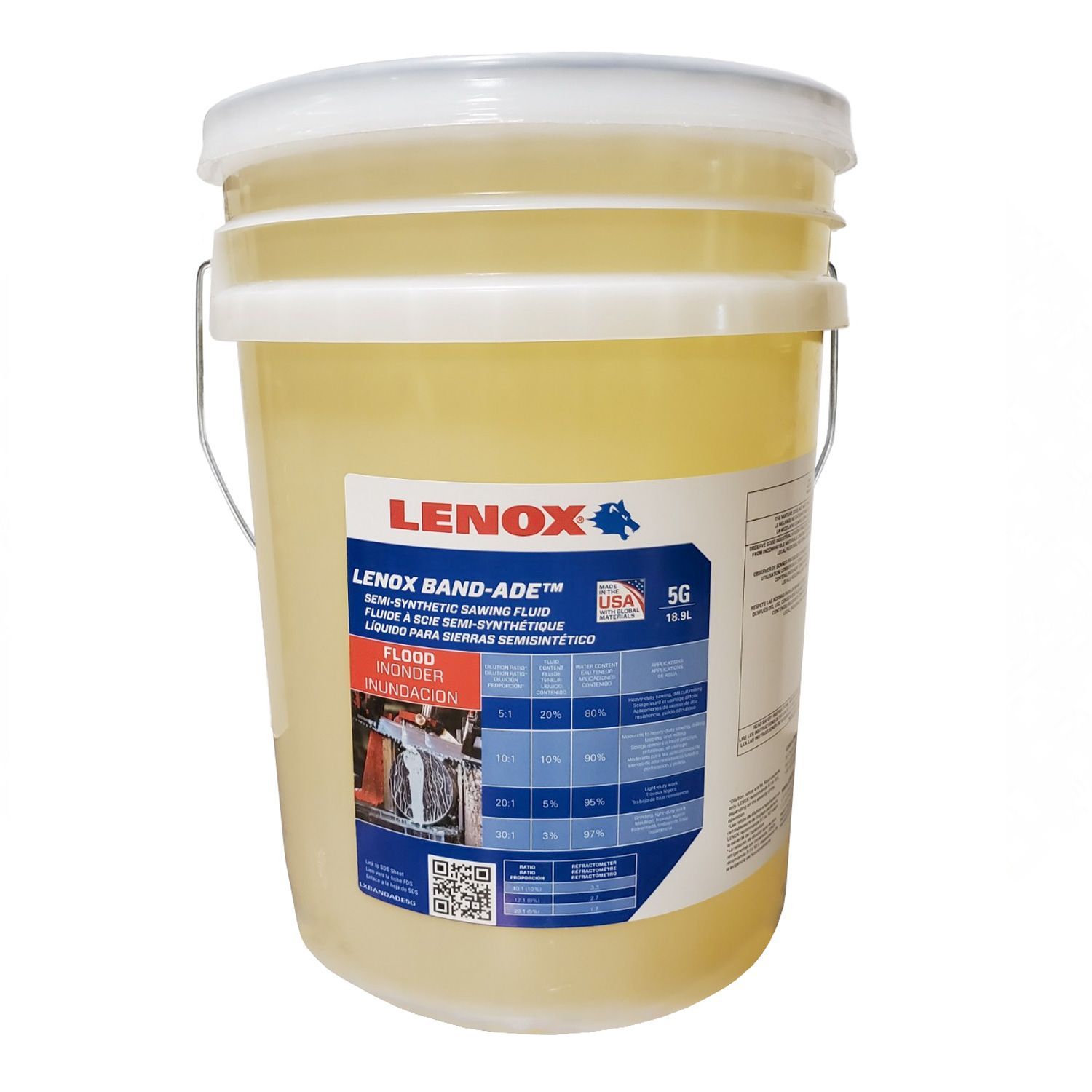 BandAde Sawing Fluid For Metal 5 Gallon K.L. Jack