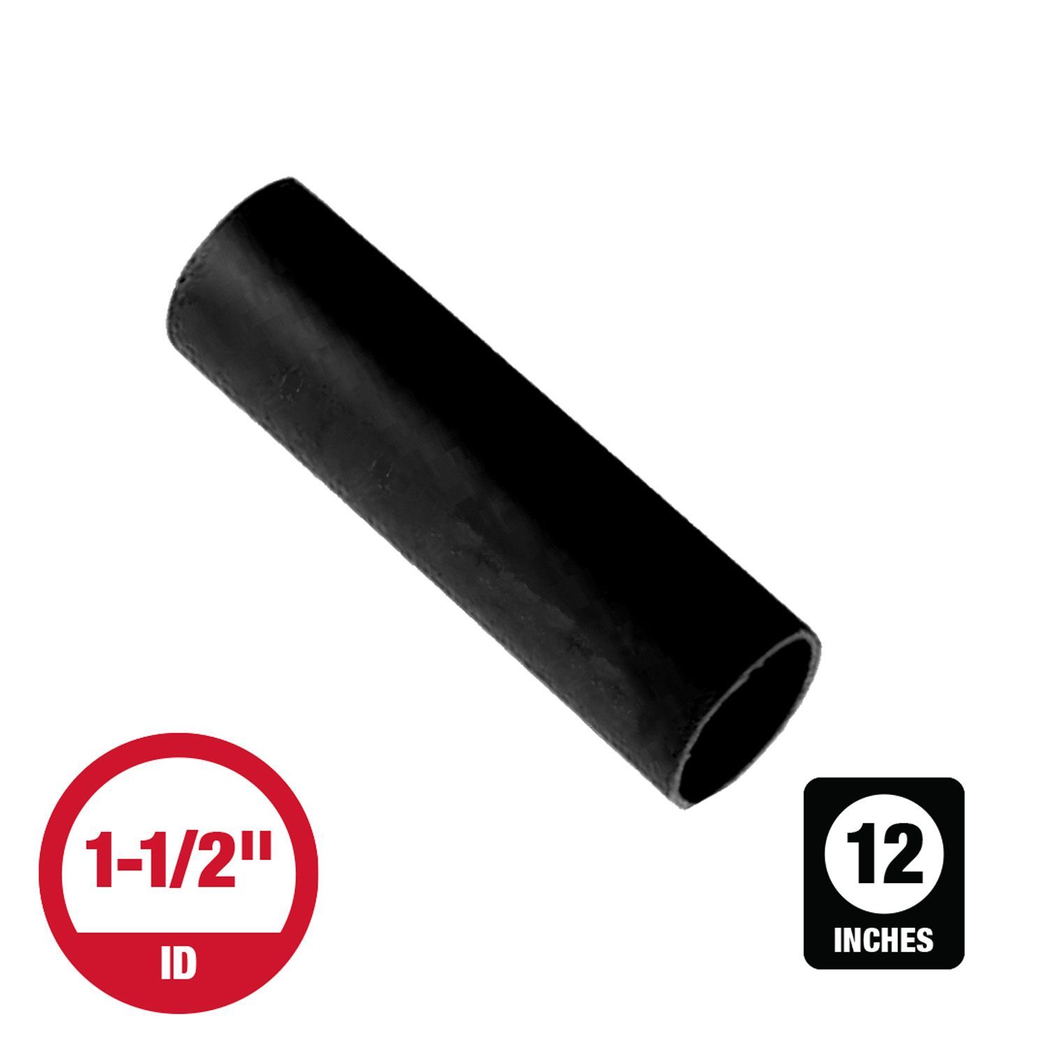 Black Heat Shrink with Sealant 11/2" x 12" K.L. Jack