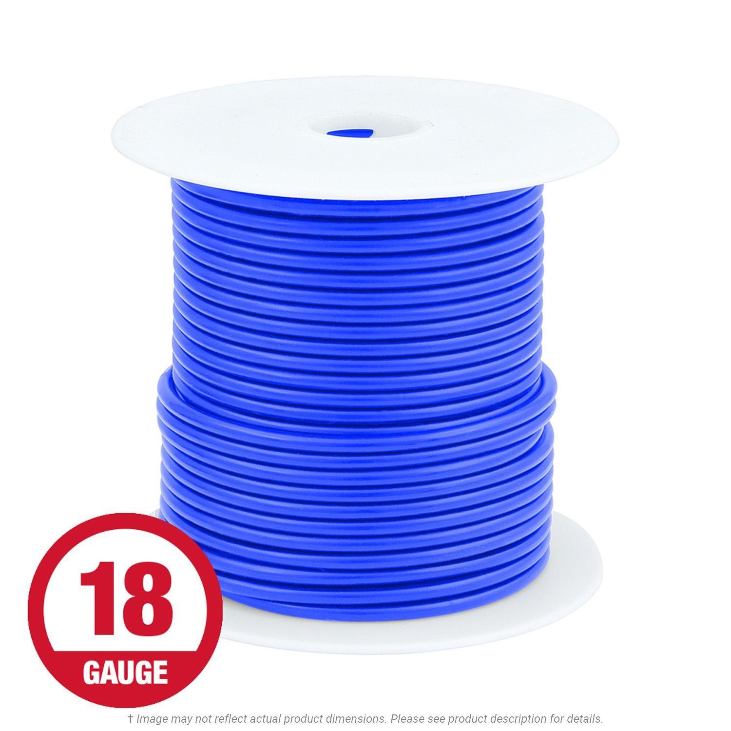 Primary Wire 18 Gauge Blue 100 ft. Spool