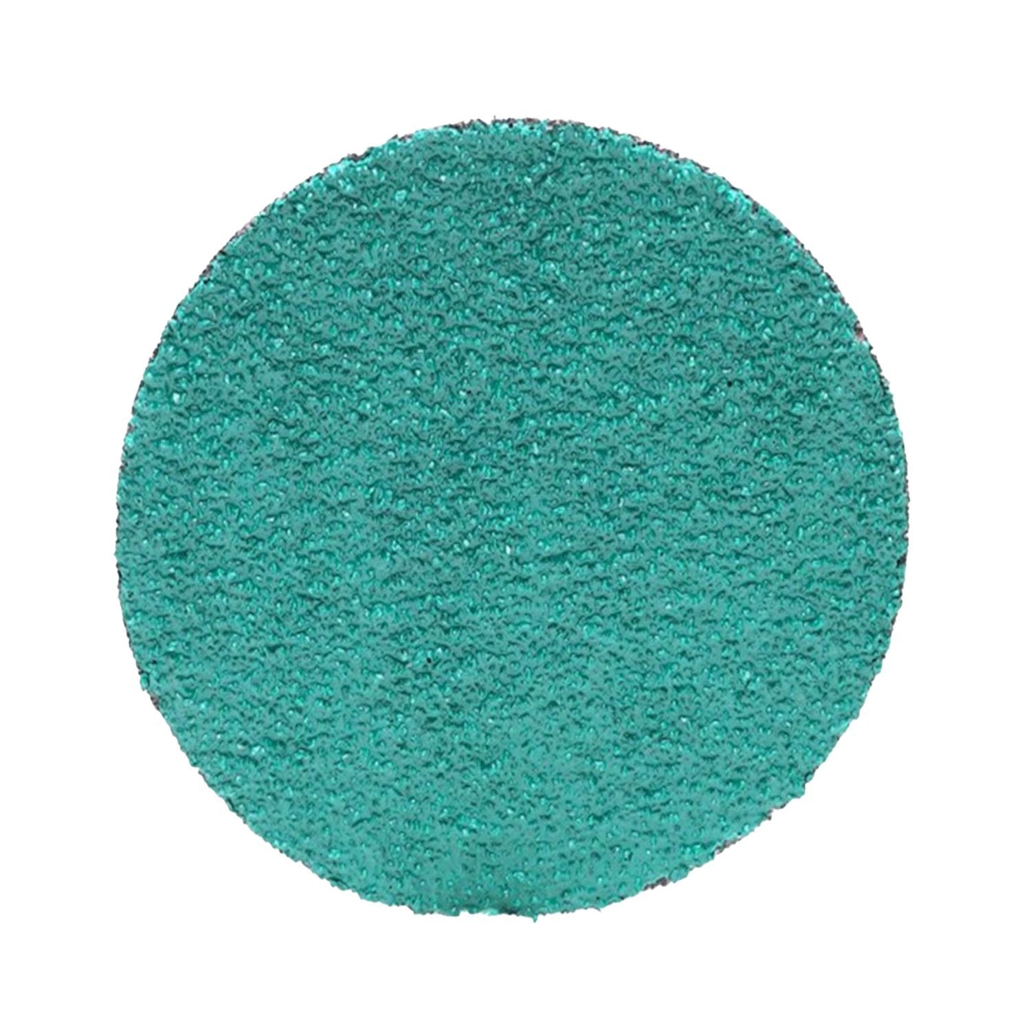 3M Green Corps 2" Roloc TR Disc 36525, 40G Ceramic - 25 Per Box