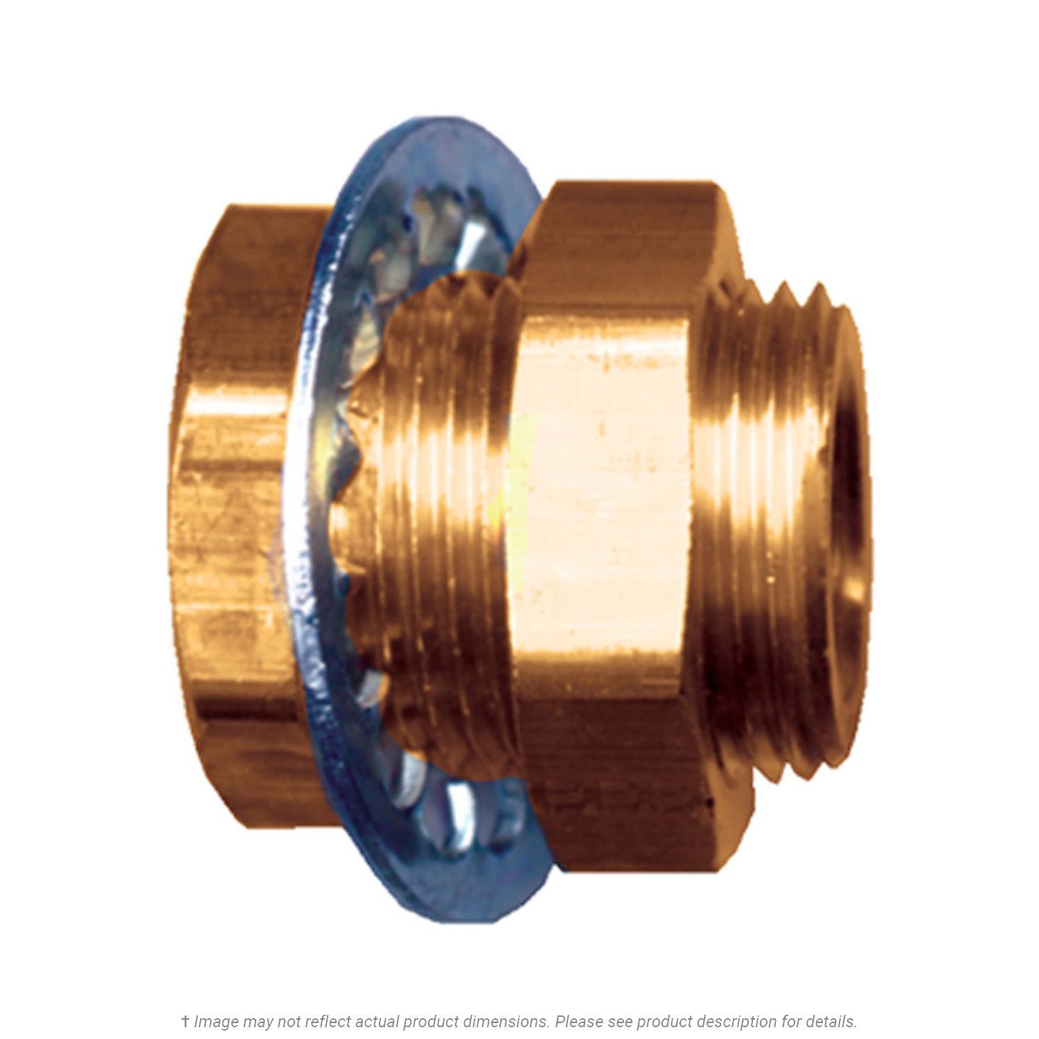 Brass DOT Terminal Bolt 1/2" Female Pipe Thread x 1-1/4" Length