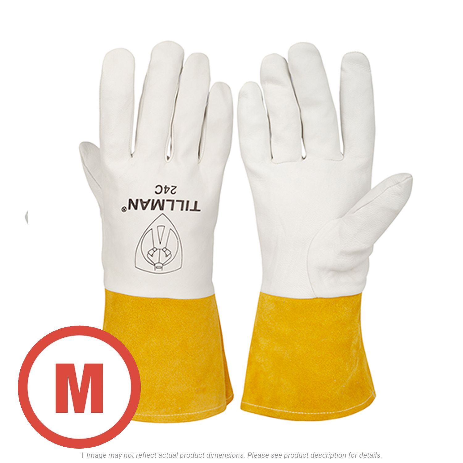 Tillman 24C Premium Top Grain Kidskin TIG Welding Gloves Medium