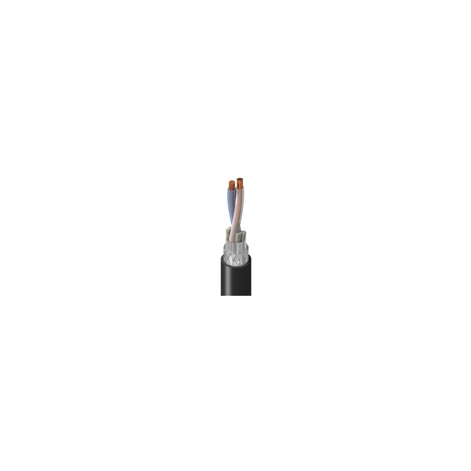 Belden 9860 0101000 Twinax 124Ω, 1 Pr #16 Sol BC, PO Ins, OA