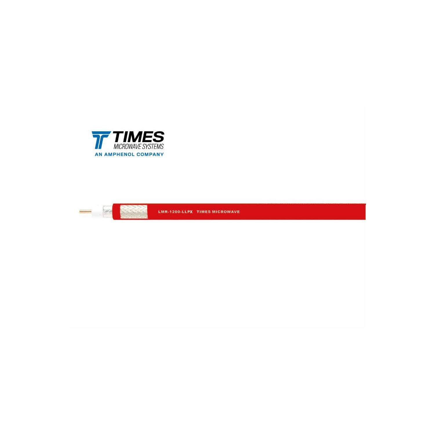 LMR-1200-LLPX - LMR-1200 Low Loss Plenum, listed CMP/MPP (PCC-FT6), red jacket