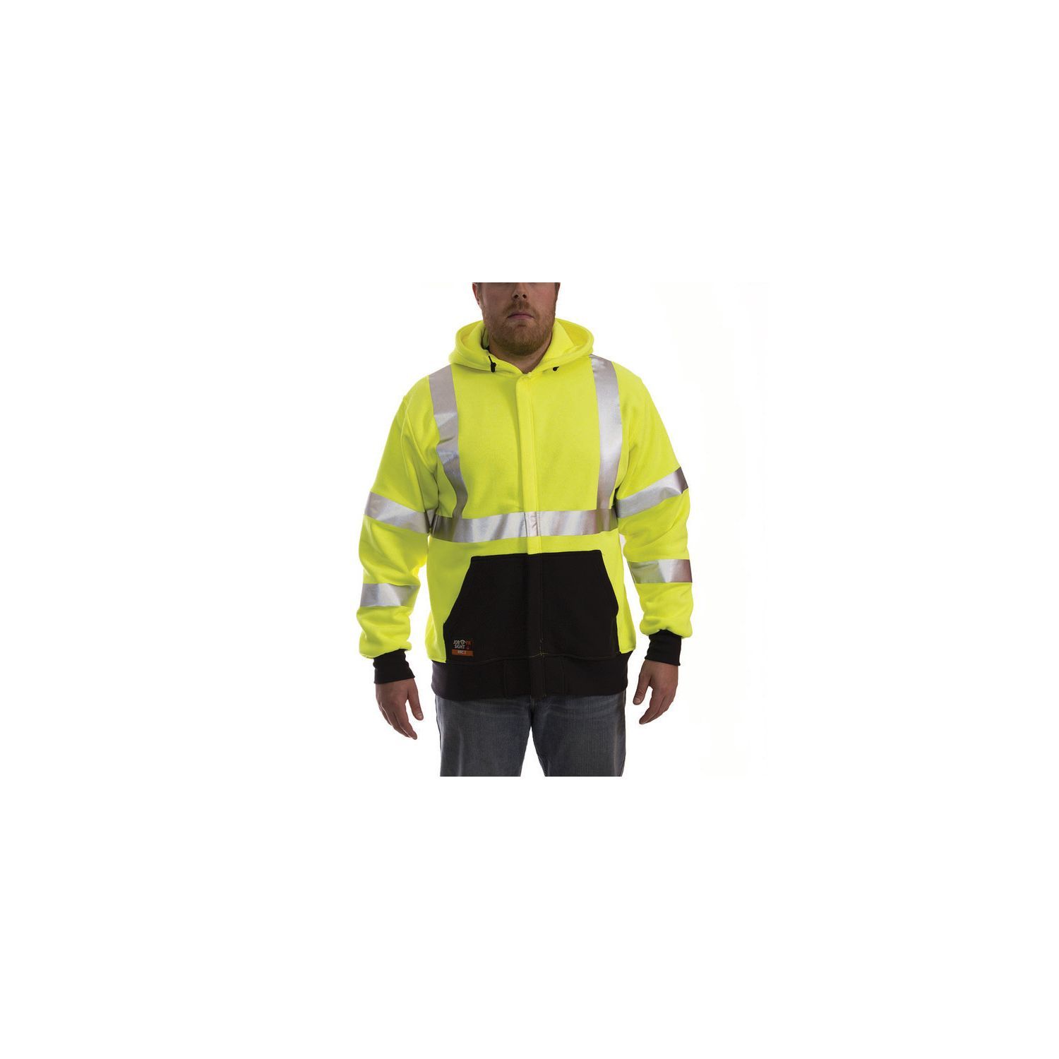 Tingley FR™ S88122/S FR Class 3 Hi-Viz Zip-Up Hoodie | Saf-T-Gard
