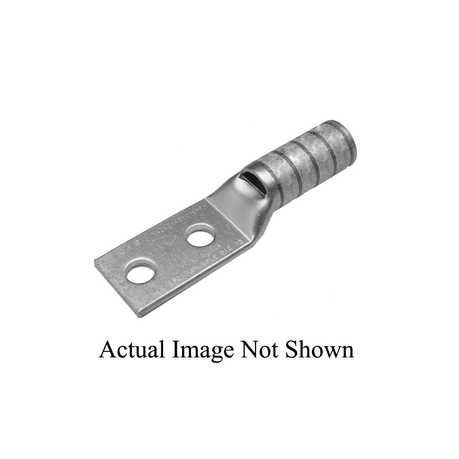 BURNDY® HYLUG™ YAZV282NTCFX YAZ-2-FX 2-Hole Compression Lug