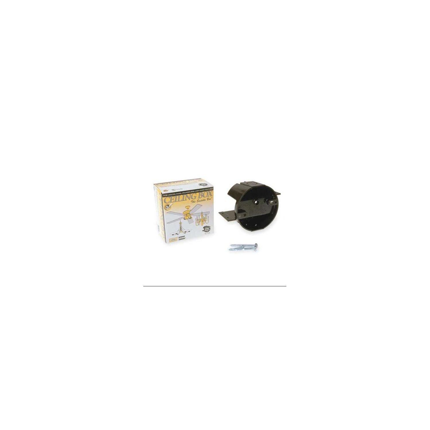 RACO® 7120 Ceiling Fan Box, Polycarbonate, 12 cu-in Capacity, 2-5/8 in D |  State Electric