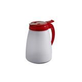 48-ounce Dripcut server with plastic jar and red plastic top, Vollrath 4748-02