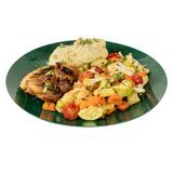 PLATE 10-1/4"dia 3/4"h MODERNA PLASTIC GREEN 40/cs