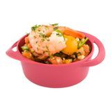 MINI INFINITY POT 3oz 1-1/4"h POLYSTYRENE RED 100/cs